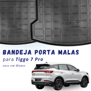 Protetor de Porta Mala Compatível com Tiggo 7 Pro 2022 2023 2024 2025 2026 Tapete Bandeja
