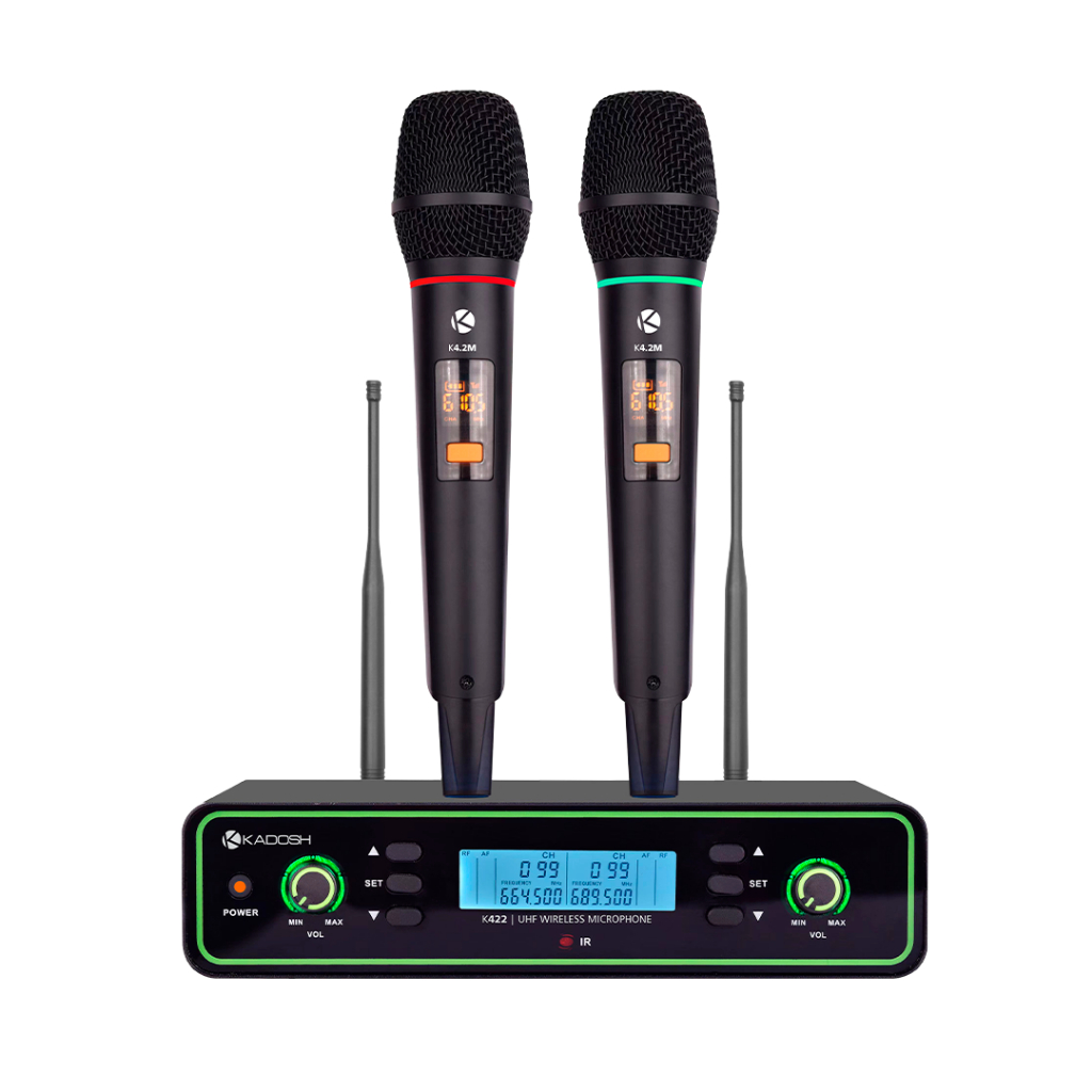 Microfone sem fio Profissional Kadosh K-422m UHF (Igreja, Palestra