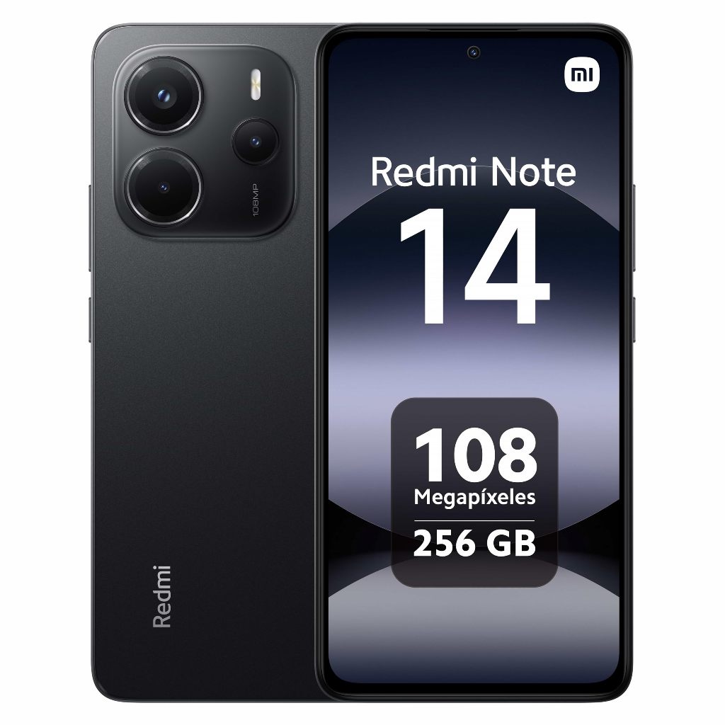 Smartphone Xiaomi Redmi Note 14 - 4G | 8GB RAM + 256GB ROM MIDNIGHT BLACK