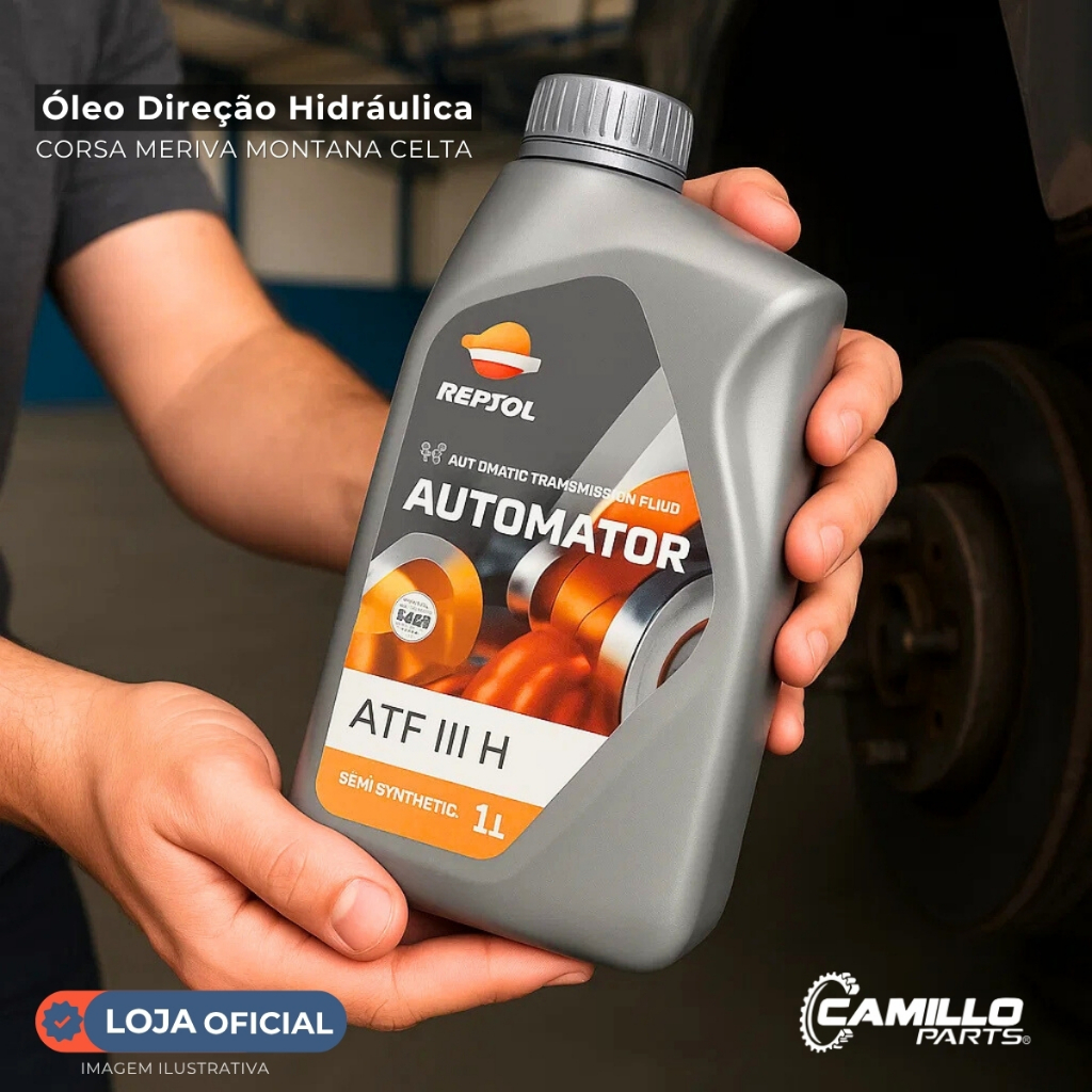 Óleo ATF 3H Repsol Dexron III H 1L Direção Hidráulica e Câmbio ...