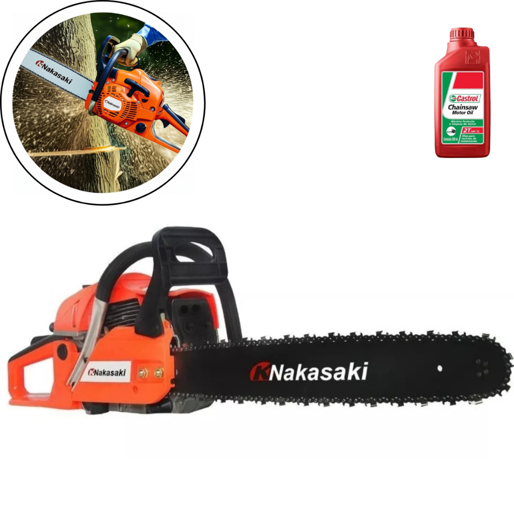 サンキライ MOTOSSERRA NAKASAKI 83CC GASOLINA SABRE 20