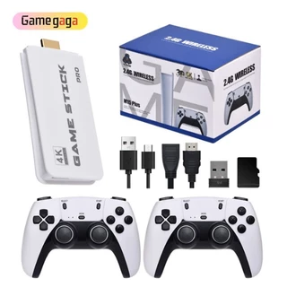 2025 novo vídeo game stick m15 pro 4k 64 HDMI com dois controles sem fio mais 30 mil jogos