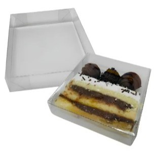 Embalagem Slice Cake Caixa Fatia de Bolo Acetato PVC | Shopee Brasil