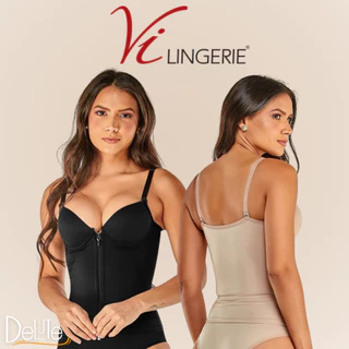 Camisete Modelador E Redutor Com Bojo Modelo Zero Barriga Em Cetinete Vi Lingerie em Oferta na Shopee
