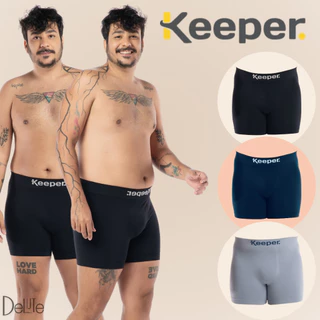 Kit 2 Cueca Boxer Box Adulto Masculina S/ Costura Keeper Modelo Plus Size Anti Assaduras Resistente em Oferta na Shopee