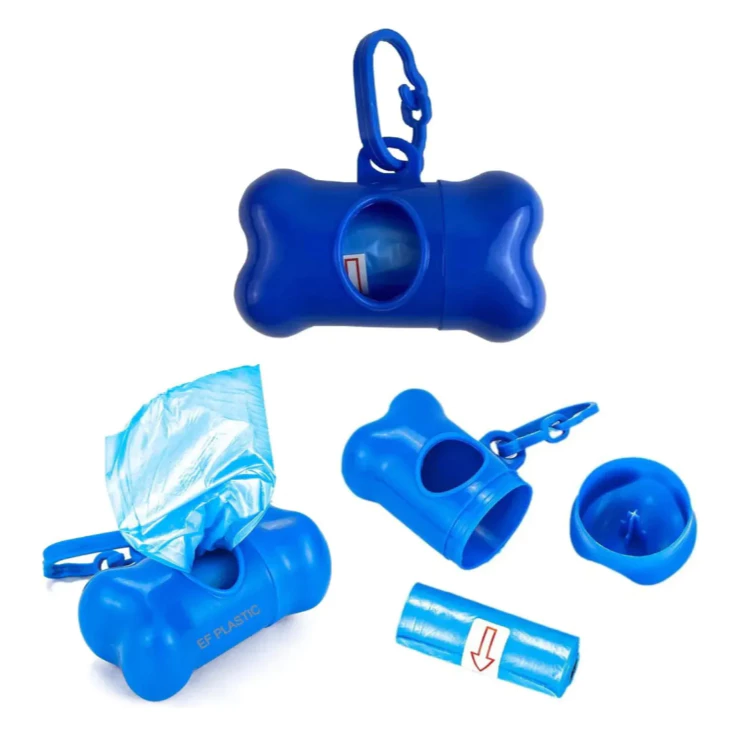 Kit Cata Caca Com 2 Refis Sacos Porta Saquinho Pet Cães Gatos Cachorro