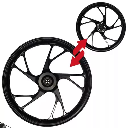 Par Roda Liga Leve Rolamento Titan 160 Fan 160 Preto A Disco Lona Alumínio