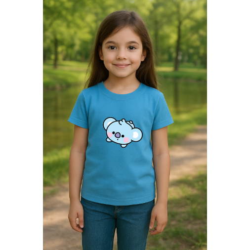 Camiseta Infantil K-pop Bts-Bt21-100% Algodão | Shopee Brasil