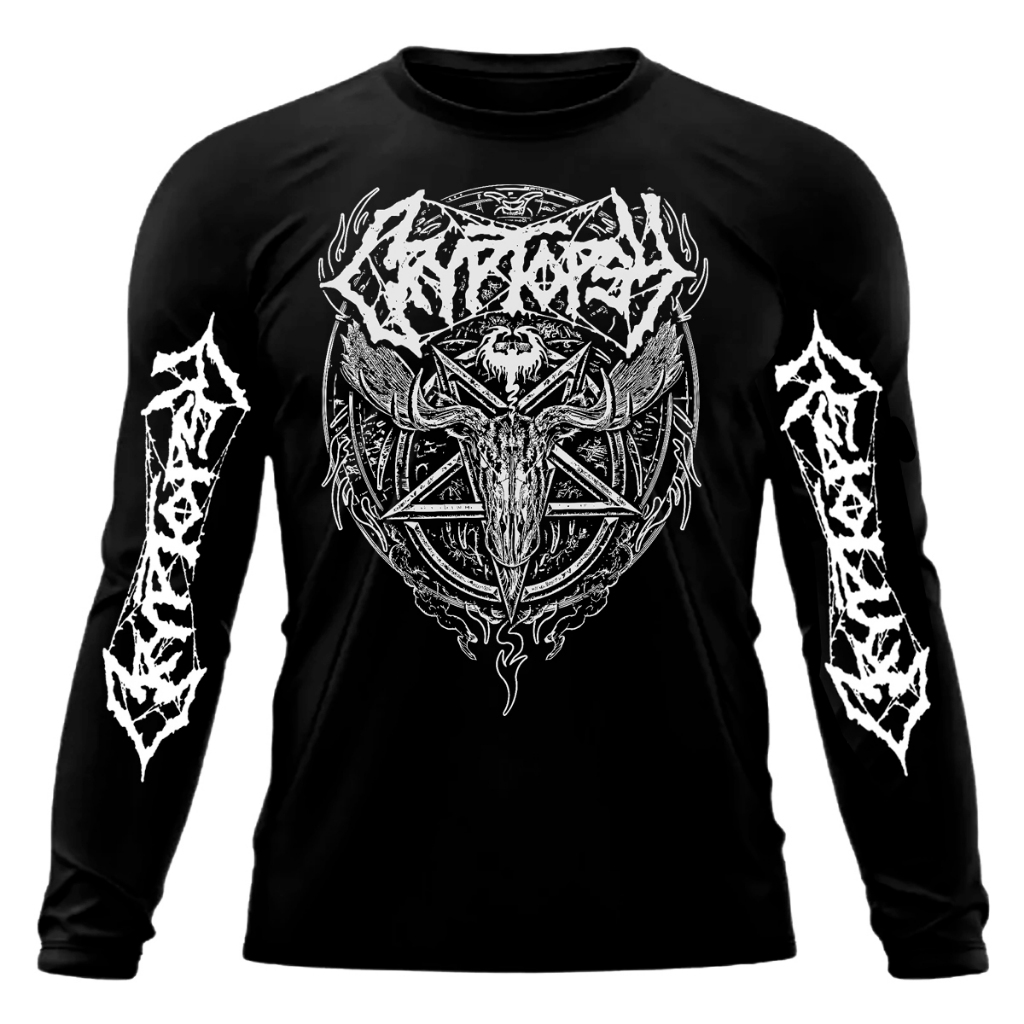Camiseta manga longa Cryptopsy 003 Death Metal | Shopee Brasil