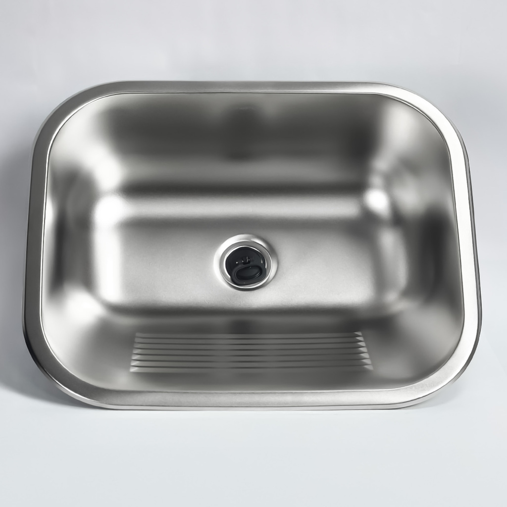 Tanque Inox Embutir 550x450x215 acabamento Acetinado 30 Litros