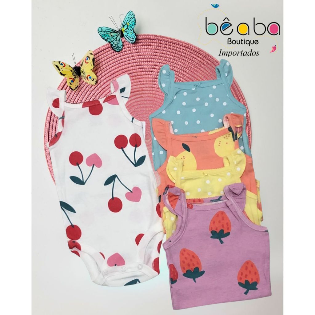 Kit Body Regata Carter Menina Importado Original em Oferta na Shopee