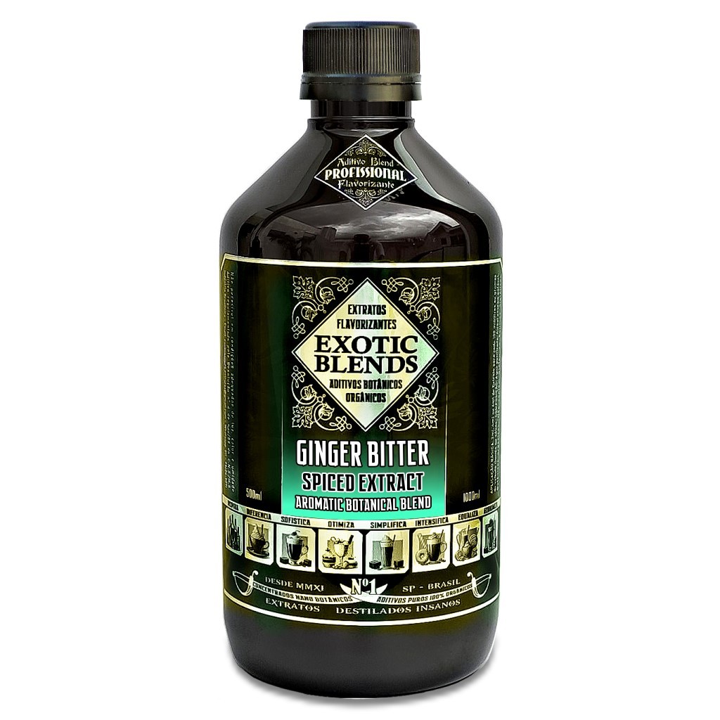 Flavorizante Aromático sabor de Ginger Bitter 500ml | Shopee Brasil