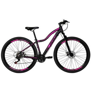 Bicicleta Aro 29 Ksw Mwza Feminina Alumínio Mountain Bike 21v Freio a Disco Garfo Suspensão