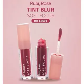 Fosco Brilho Labial SOFT FOCUS LIP TINT BLUR  RUBY ROSE   HB-L6601 em Oferta na Shopee
