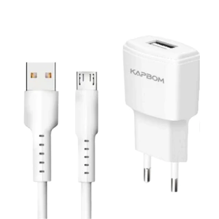 Carregador para Xiaomi Redmi 6 - Cabo Micro USB V8 e Fonte