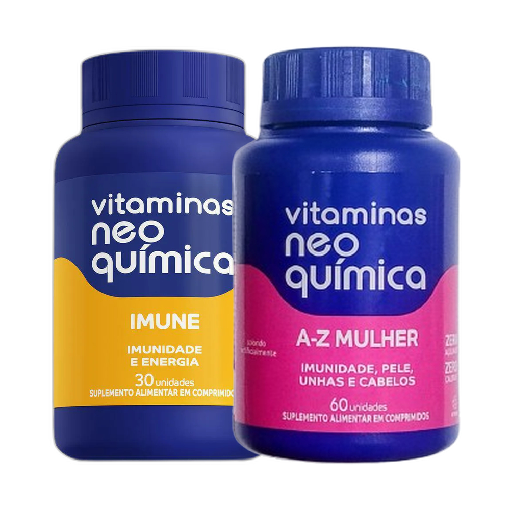 Kit Vitaminas Imune 30 cpr + Mulher 60 cpr - Neo Quimica | Shopee Brasil