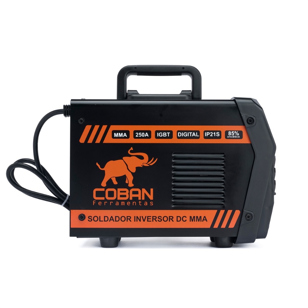 Máquina De Solda Inversora Arc Zx7 250a Coban Mma Eletrodo BIVOLT