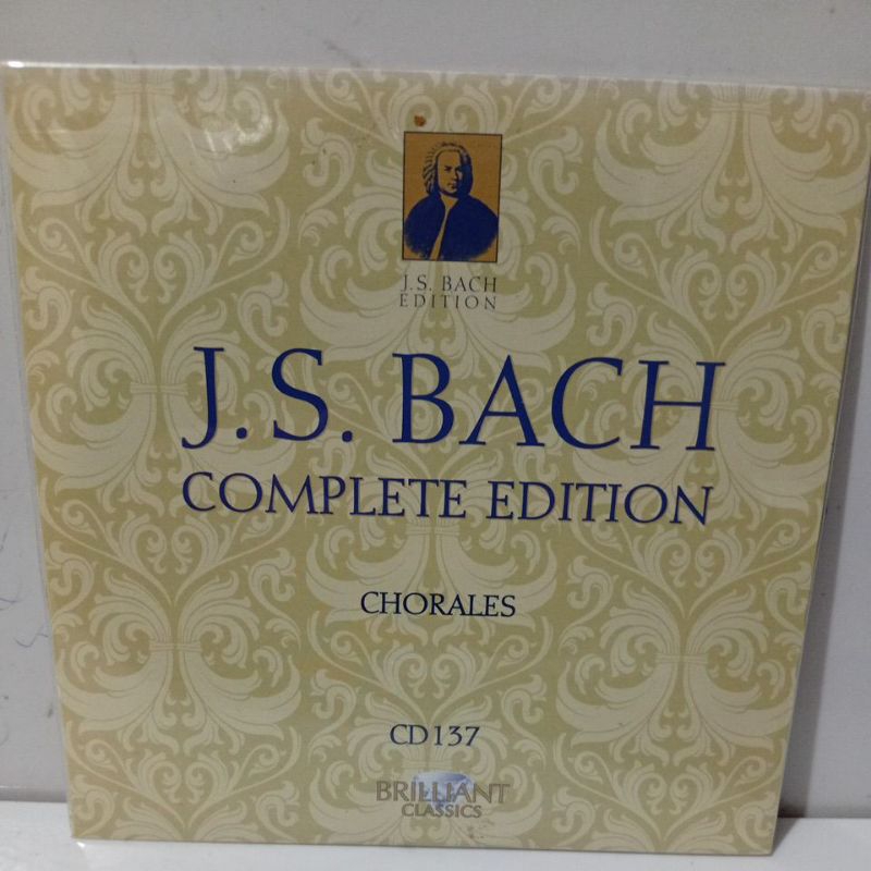 Cd J. S. Bach Complete Edition Chorales Cd 137 Importado Capa Envelope ...