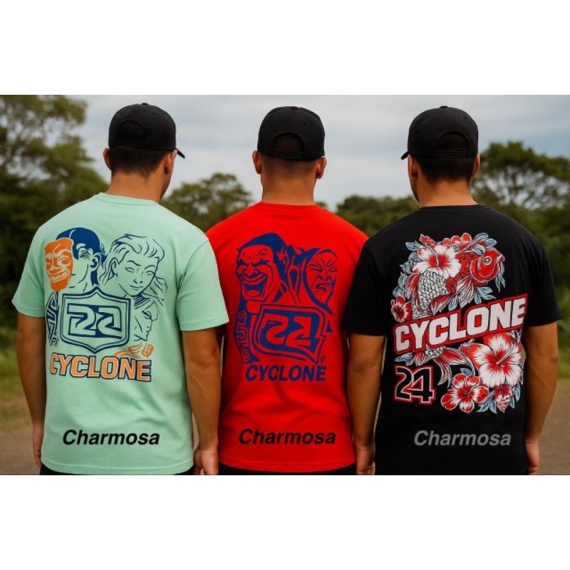 Kit 3 Camiseta Estampada Cyclone 100%Algodão | Shopee Brasil