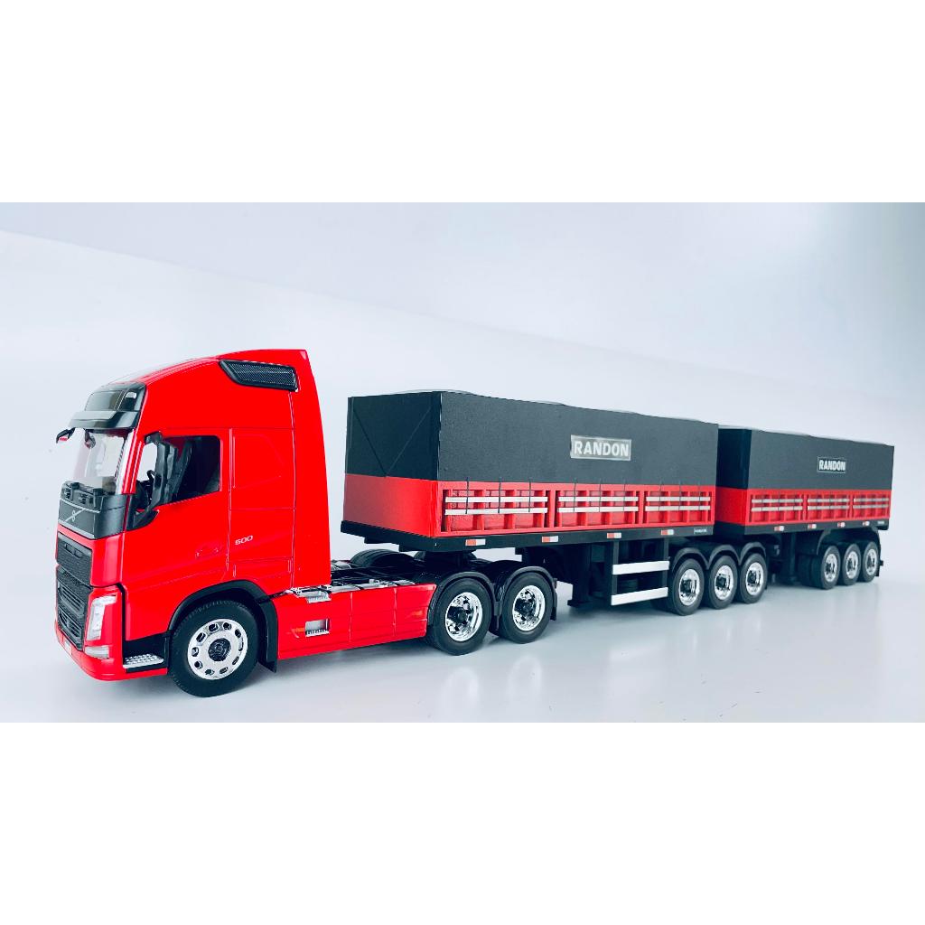 CONJUNTO MINIATURA BITREM 3X3 E CAVALO ESCALA 1:32 | Shopee Brasil