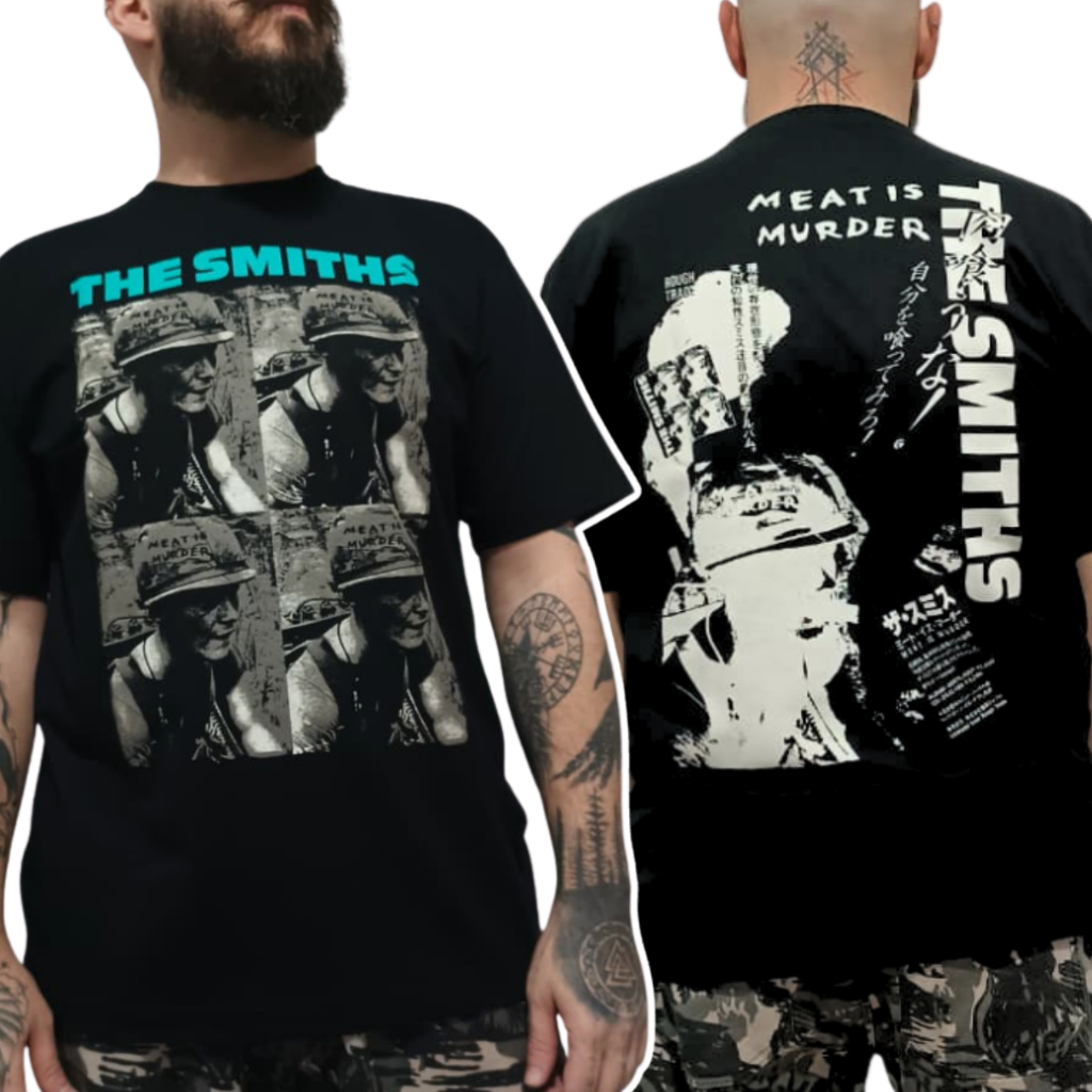 Camiseta The Smiths - Meat Is Murder | Shopee Brasil