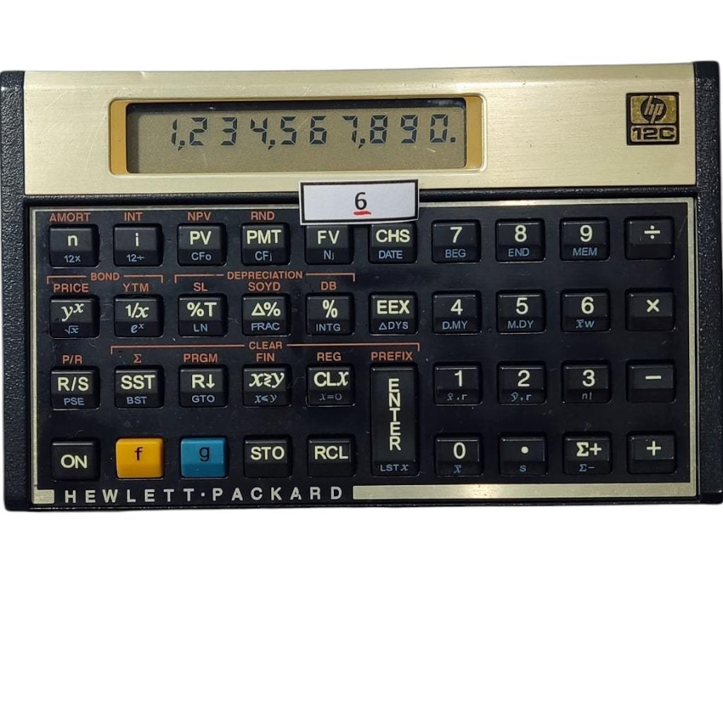Calculadora Financeira Hp 12c Gold Original Envio Imediato Modelo 06
