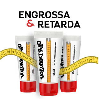 Gel Volumetrão Atrasa Ejaculação Aumenta o Pênis 15ml