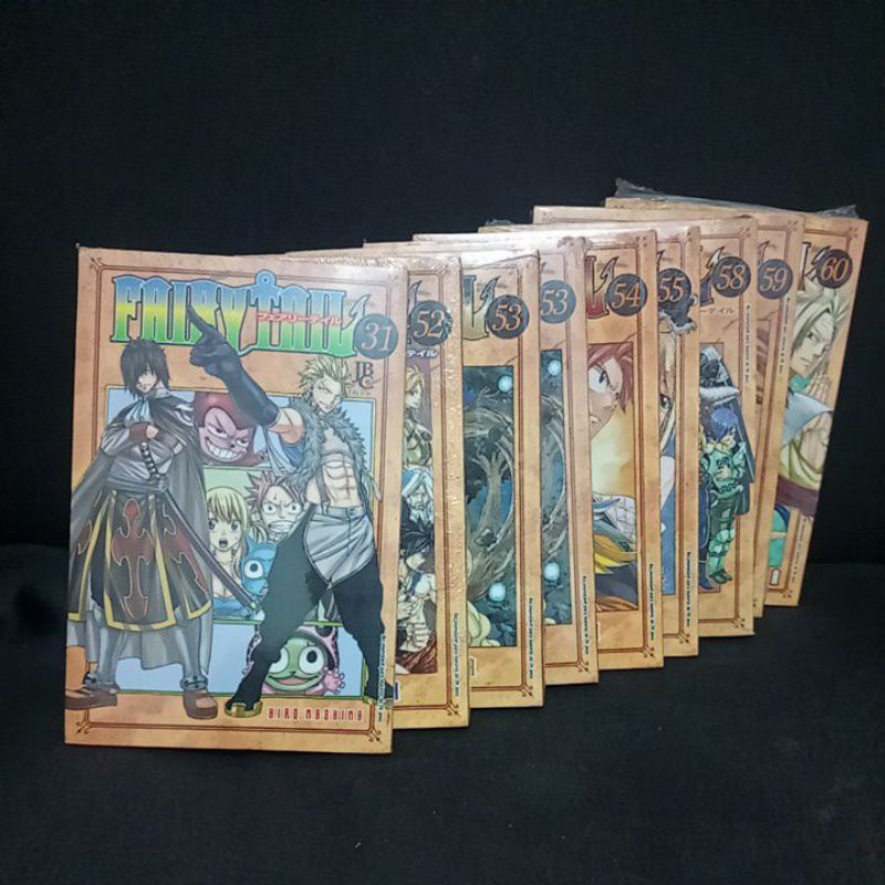 Mangás: Fairy Tail - Edição antiga (Volumes 31,52,53,54,55,58,59