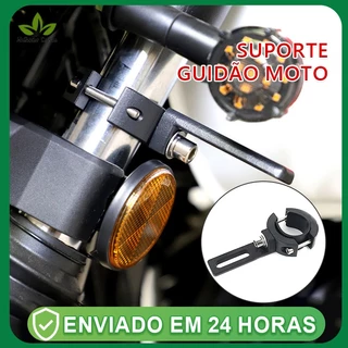 Suporte De Montagem De Luz De Motocicleta Com Braçadeira De Fixação Base De Parafuso Para Faróis E Holofotes