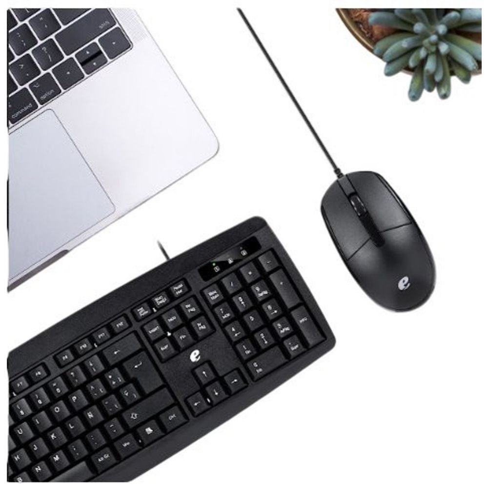 Kit Teclado e Mouse Com Fio Para Computador Conjunto Teclado e Mouse ...