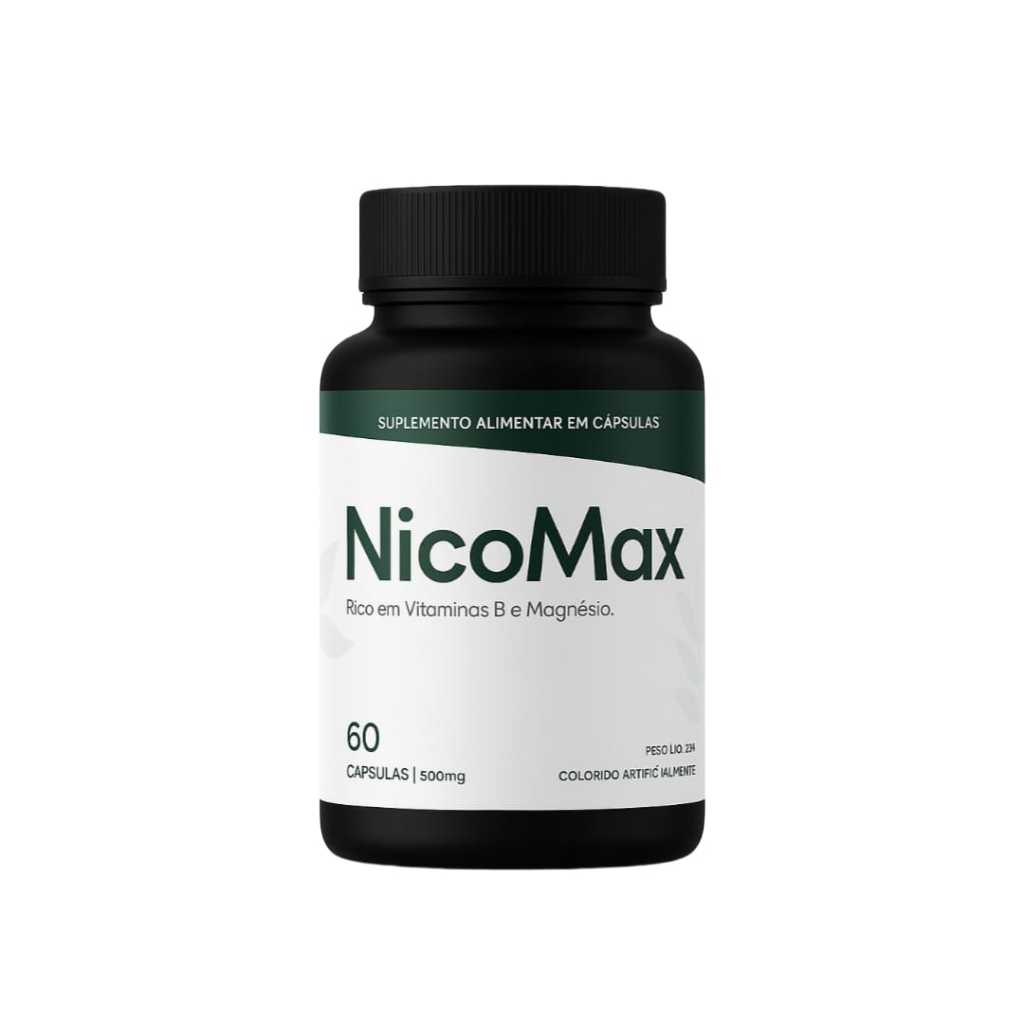Nico Max 60 Capsulas - Formula + avançada + Rápida Absolvição 1x ...