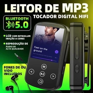 Bluetooth 5.0 MP3/MP4 Player, Touchscreen, Portable Music Player, TF Card Slot