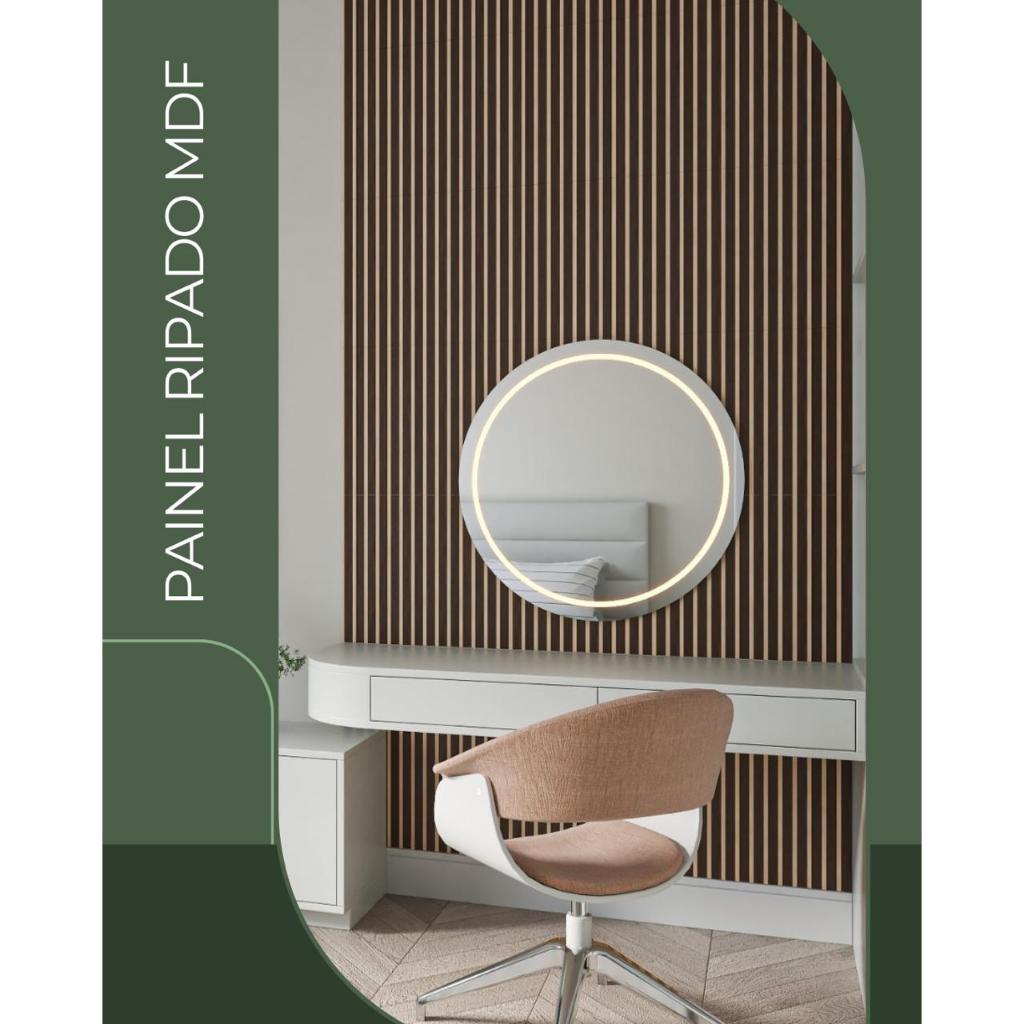 Kit 200 Placas Ripada em MDF de Alta Qualidade Premium Painel Ripado ...