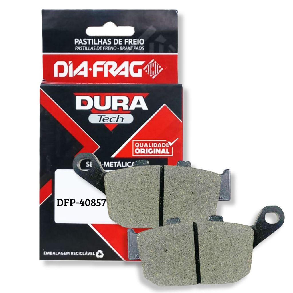 Pastilhas de Freio Traseira Cb 500x / Cb 500f / Cbr 500r / Cbr 650f / Nc 750x Diafrag