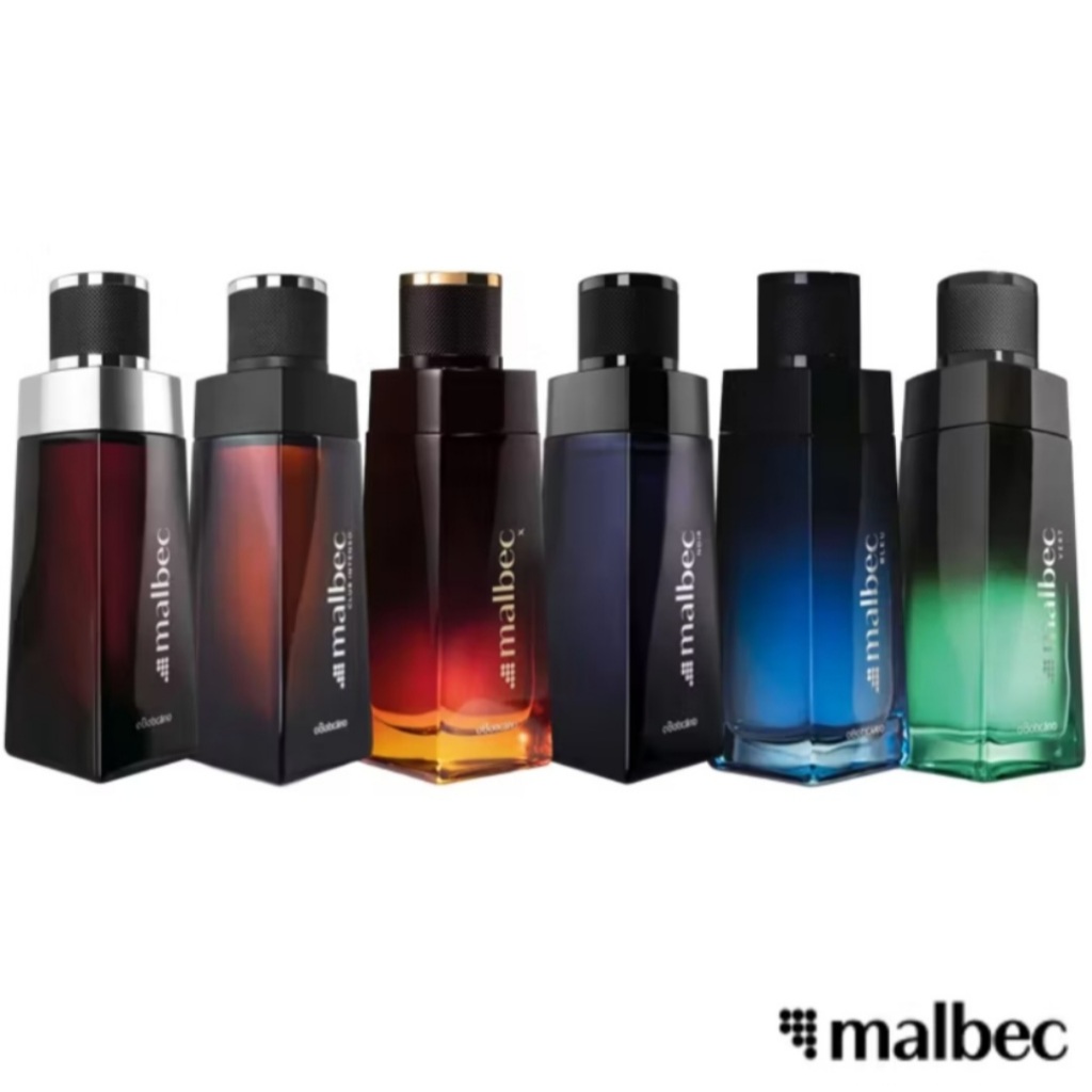 Malbec Colônia Masculina Boticário 100ml: Tradicional, X, Ultra Bleu, Icon, Noir, Vert, Flame, Magnetic em Oferta na Shopee
