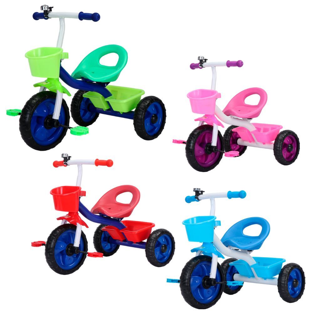 Triciclo Infantil 3 Rodas Carrinho De Passeio Bicicleta Criança Pedal ...
