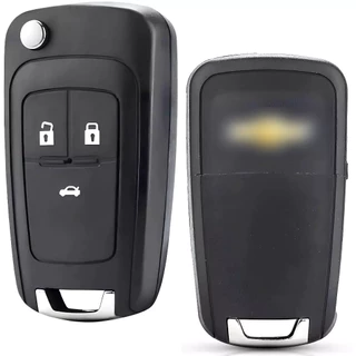 Carcaça Chave Canivete HU100 3 Botões Chevrolet GM Cruze Onix Prisma Spin em Oferta na Shopee