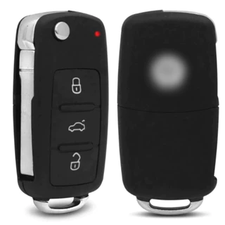 Carcaça Chave Canivete VW Gol Fox Voyage Up! G6 3 botões em Oferta na Shopee