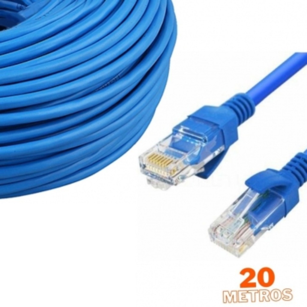 Cabo de Rede Ethernet 15m 20 m Cabo RJ45 para Internet de Alta ...