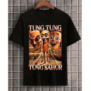 Camisa masculina Tung Tung sahur premium zueira versátil combinando com diferentes estilos