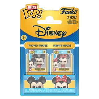 FUNKO BITTY POP DISNEY - MICKEY MOUSE & MINNIE MOUSE 2-PACK (88879) NOVO ORIGINAL em Oferta na Shopee