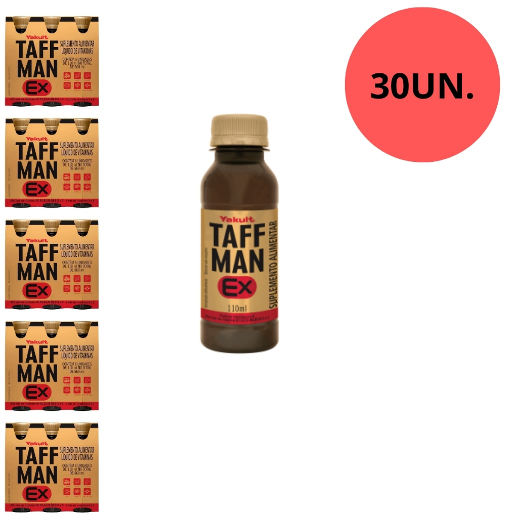 Taffman-ex Suplemento Vitaminas Yakult S/ Glúten - KIT C/30 | Shopee Brasil