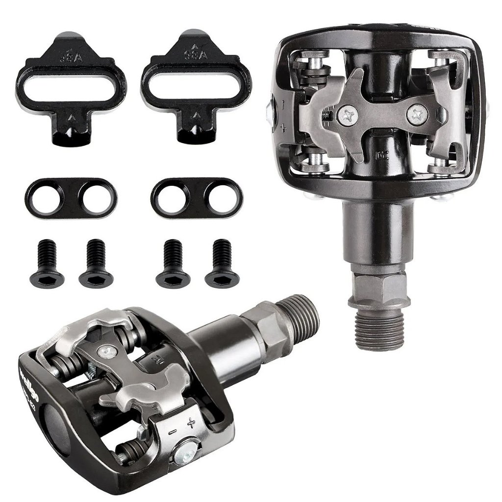 Wellgo WPD-823 Pedali MTB Clipless (Senza Clip) - Nuovi In Confezione