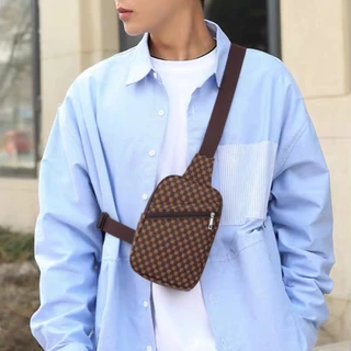 Mini Bolsa Feminina Masculino Pochete Minimalista Bolsa Peitoral Multineos em Oferta na Shopee