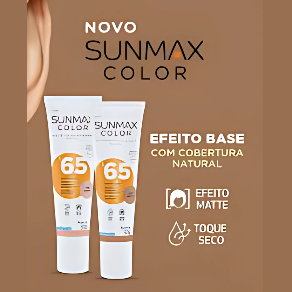Protetor Solar Sunmax Color Fps65 30g | Shopee Brasil
