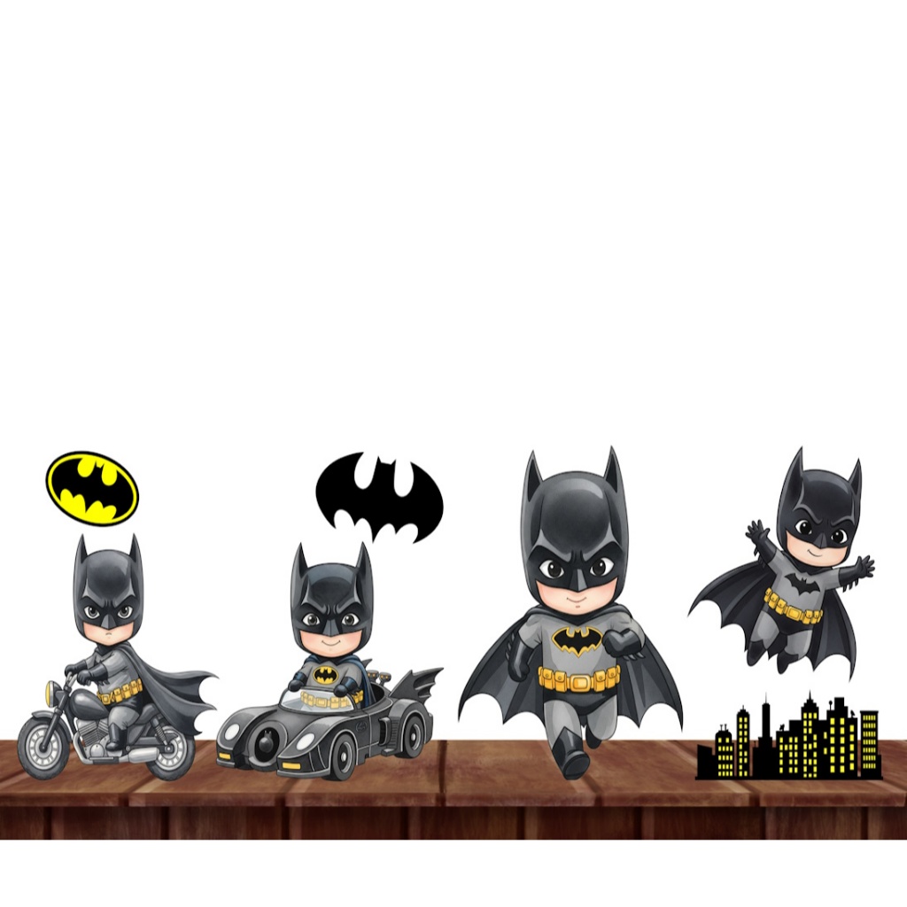 batman baby , KIT FESTA 4 DISPLAYS . ENVIO RAPIDO | Shopee Brasil