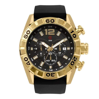 Relógio Flamengo Technos Dourado em Oferta na Shopee