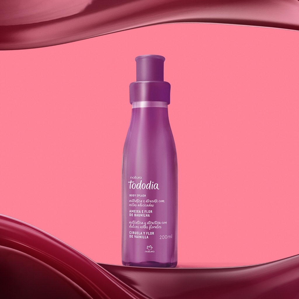 NATURA BODY SPLASH AMEIXA E FLOR DE BAUNILHA | Shopee Brasil