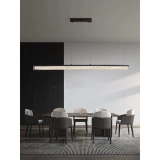 Lustre pendente rachado de gelo minimalista nórdico- Estilo Minimalista para Sala de Jantar bivlot 3cors