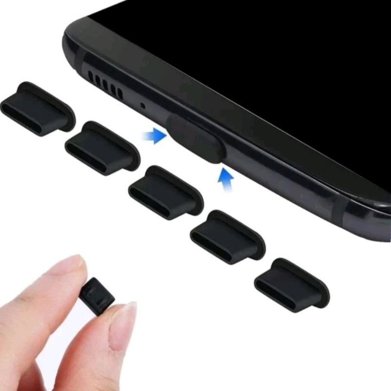 05 / 10 / 15 / 20 Plug Anti Poeira Entrada Tipo C/ IPHONE ( Plugue Anti poeira)